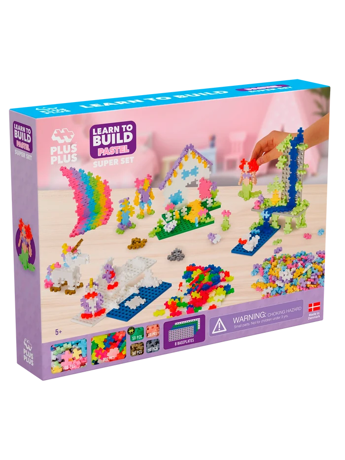 Learn to Build - Super Set Pastel - 1200 pcs