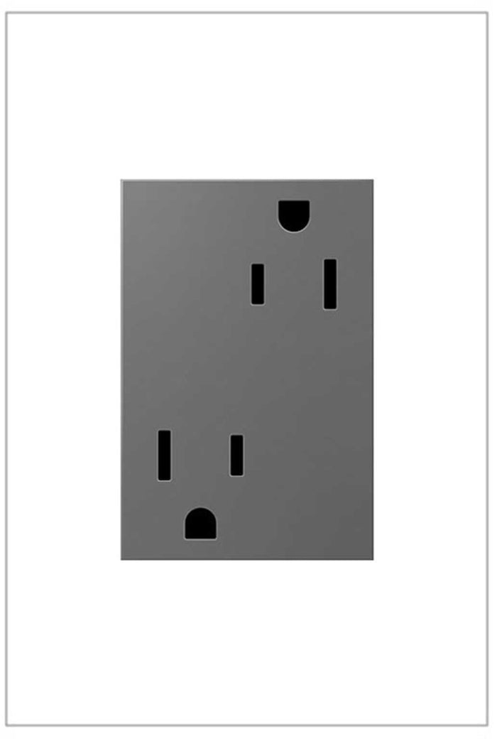 Legrand adorne 15A Dual Tamper-Resistant Plus-Size Outlet