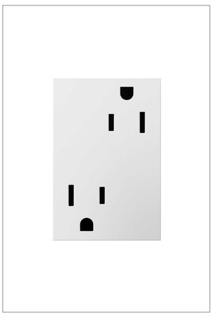 Legrand adorne 15A Dual Tamper-Resistant Plus-Size Outlet