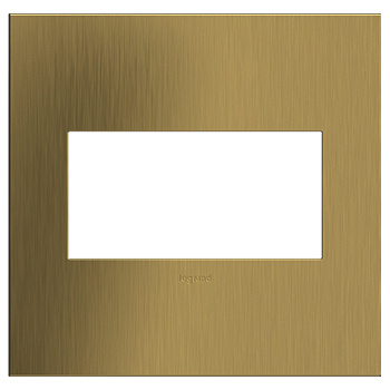 Brushed Satin Brass / 2-Gang