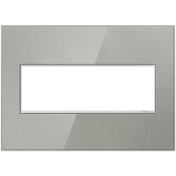 Brushed Stainless / 3-Gang