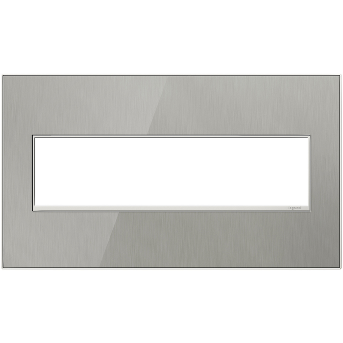 Brushed Stainless / 4-Gang