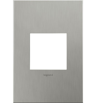 Brushed Stainless Steel / 1-Gang