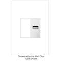 Legrand adorne USB Outlet, Half-Size