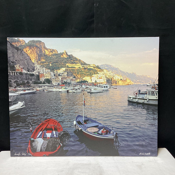 Louis Cantillo Signed "Amalfi, Italy" Limited Edition Canvas Print 30" x 24"