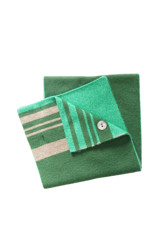 Marco Paolin by Zabeo Buttoned Cashmere Scarf