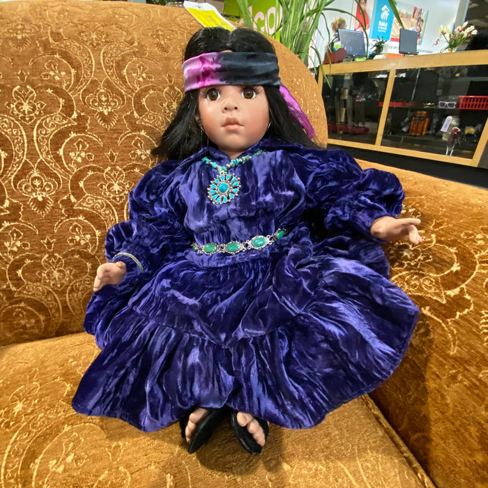 Margaret Wirtz Reproduction Native American Porcelain Doll 20"