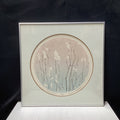 Marianne Wieland Signed "Winter Garden" Limited Edition Print 17.5" x 17.5"