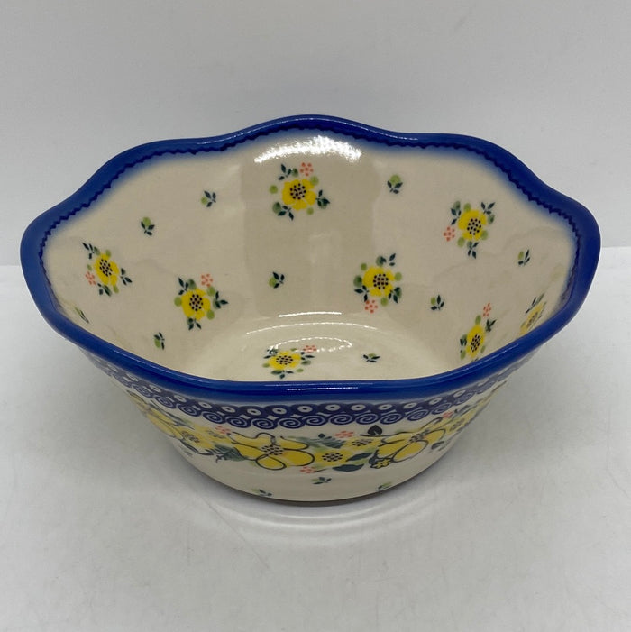 Medium Wavy Serving Bowl ~ Serving ~  7 inch ~ U-WP3