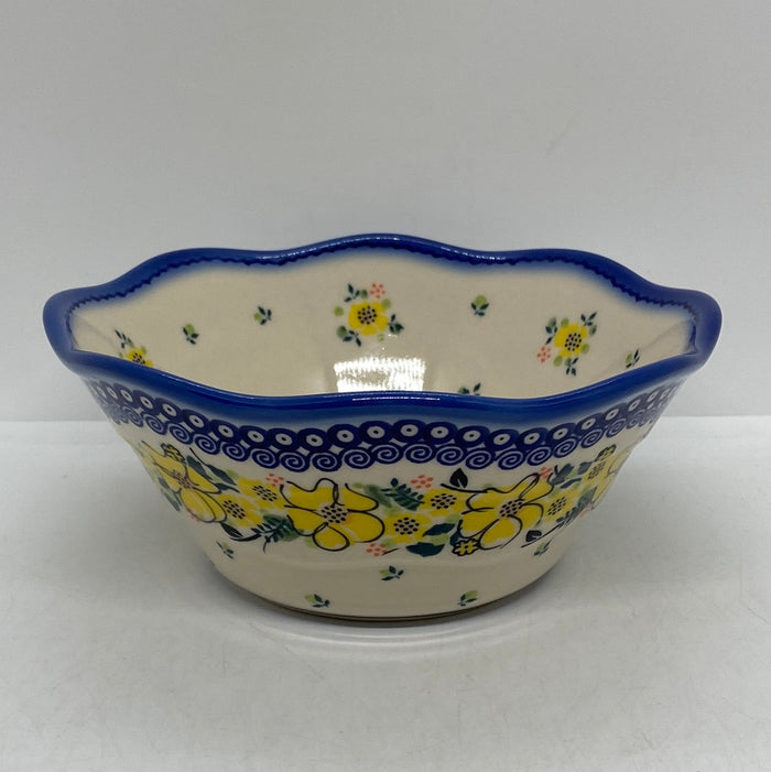 Medium Wavy Serving Bowl ~ Serving ~  7 inch ~ U-WP3
