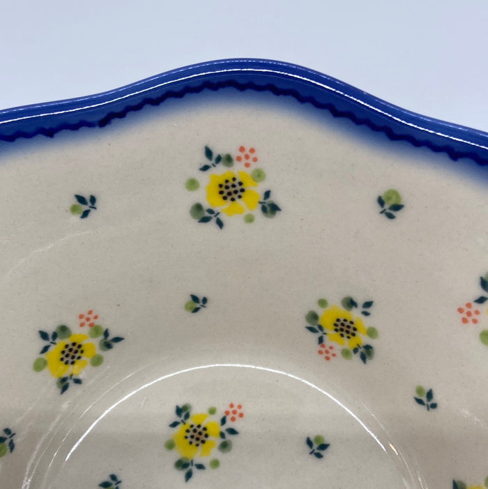 Medium Wavy Serving Bowl ~ Serving ~  7 inch ~ U-WP3