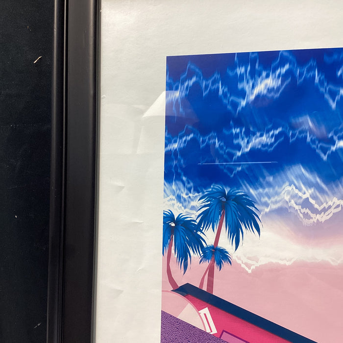 Michael Muffins Signed "Above The Beach" Limited Edition Print 33.5" x 27.5"