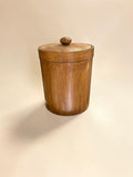 Mid century, Scandinavian teak wooden ice bucket with a lid