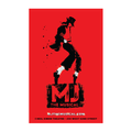 MJ THE MUSICAL Windowcard