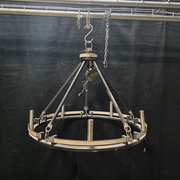 Modern 5 Light Chandelier 26"Dx19"
