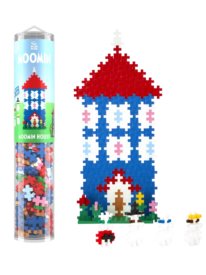 Moomin House with 3D Characters - Puzzle by Number - 275 pcs