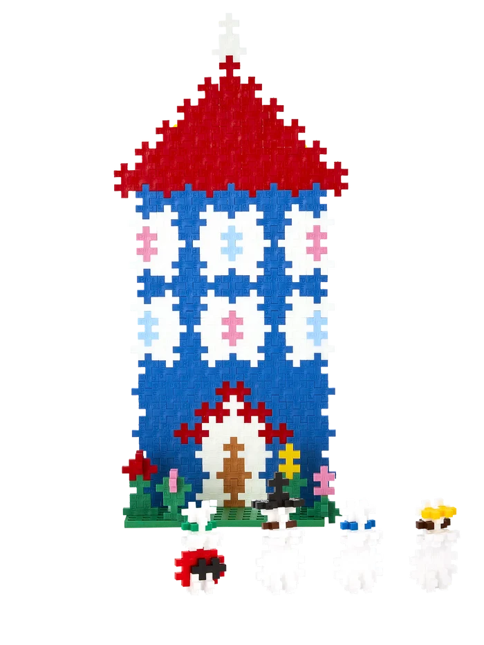 Moomin House with 3D Characters - Puzzle by Number - 275 pcs