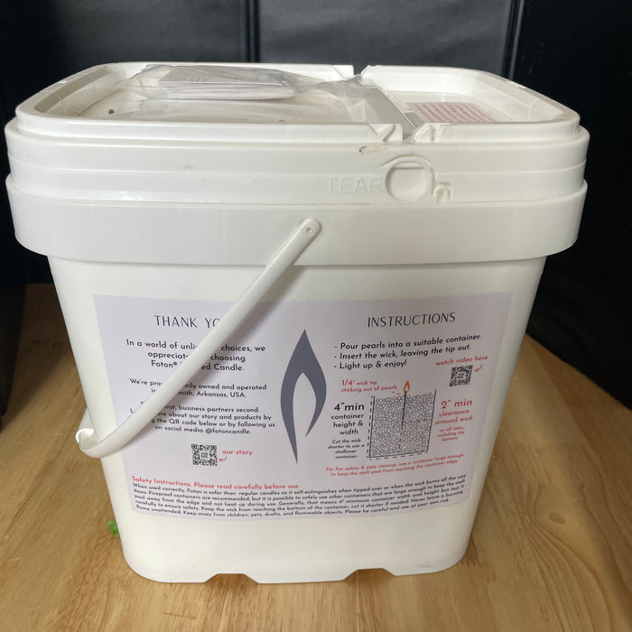 New Foton Pearled Unscented Candles, 144 Ounces
