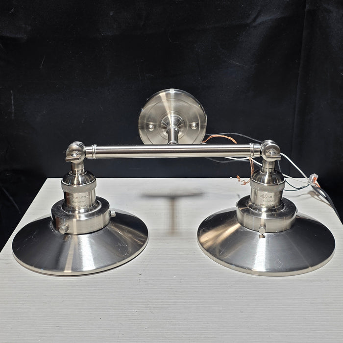 NEW Railroad Polished Nickel Sconce by Innovations Lighting 18.5"x11x8.5"