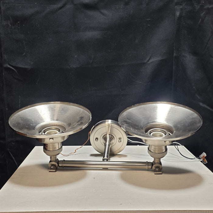 NEW Railroad Polished Nickel Sconce by Innovations Lighting 18.5"x11x8.5"