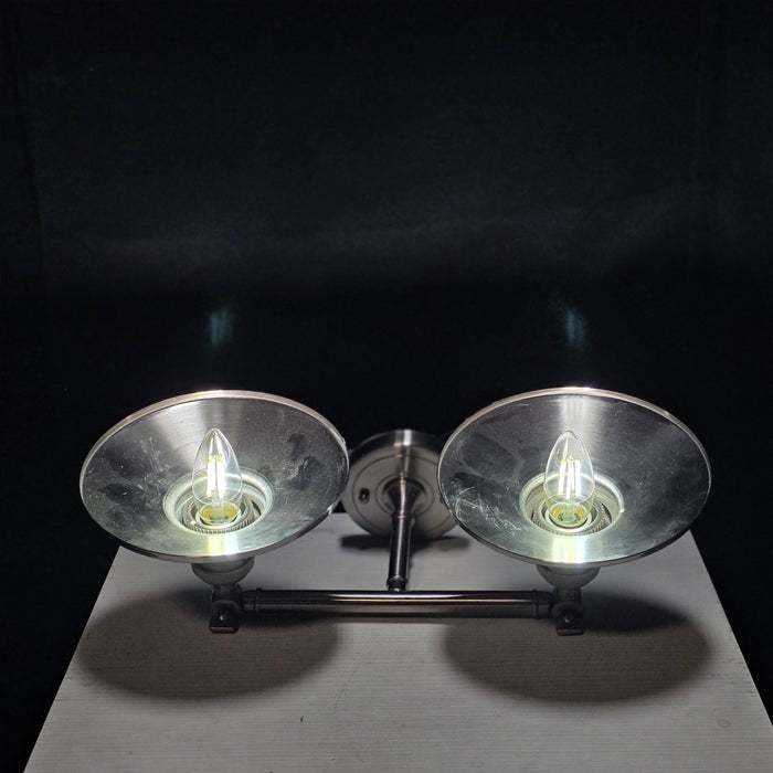 NEW Railroad Polished Nickel Sconce by Innovations Lighting 18.5"x11x8.5"