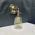 OLDe BRICK Brass Wall Sconce New 5"x 11"x 7"