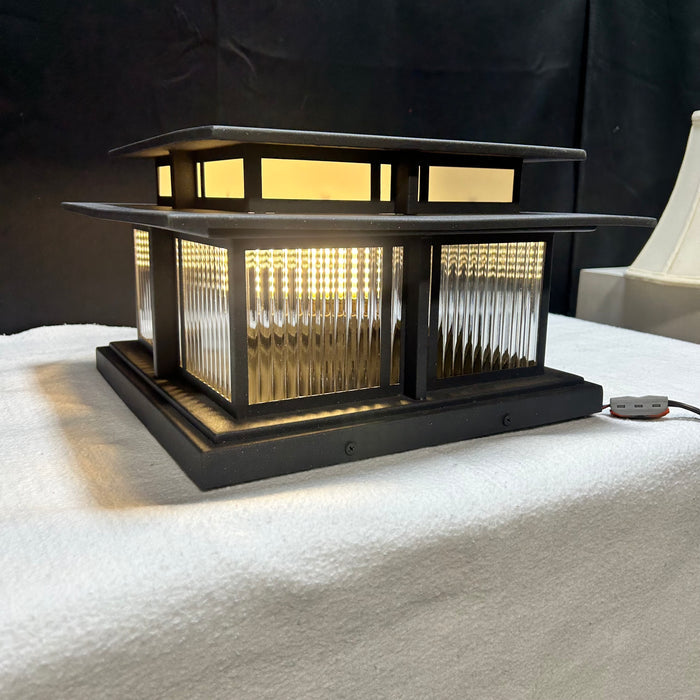 Outdoor Pillar LED Lights 13"x 13"x 8"