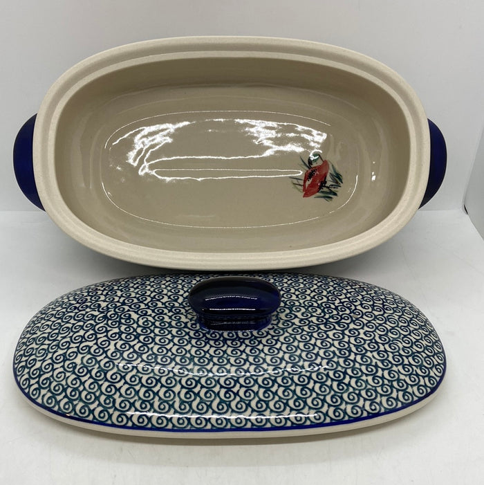 Oval Covered Baker ~ PD01