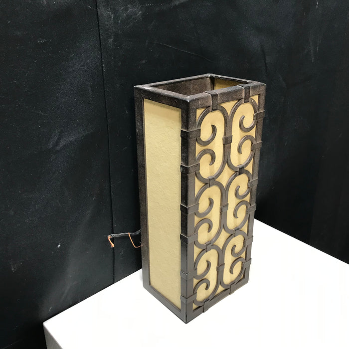 Paul Ferrante Victorian Style, Decorative Ironwork Interior Wall Sconce 6"x 4.5"x 14"
