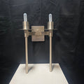 Phoenix Day Co. Double Light Modern Wall Sconce 16"x9"x25"
