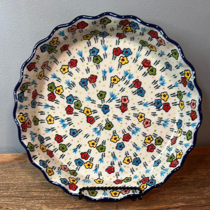 Pie Plate ~ Fluted ~ 10 inch ~ U4884 ~ U3*