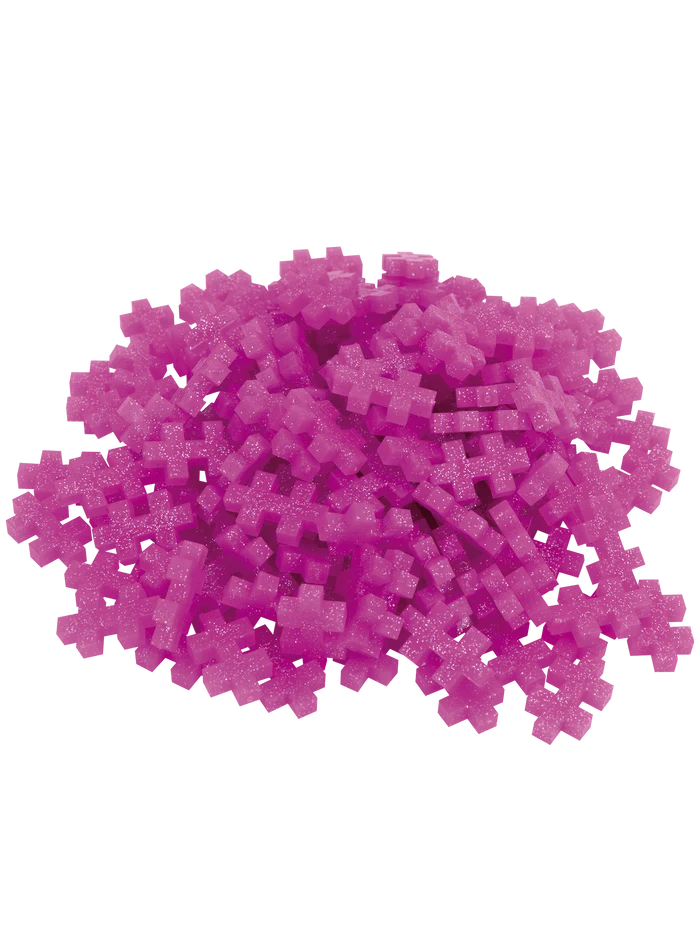 Pink glitter - 150 pcs