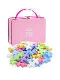 Pink Metal Suitcase with BIG Pastel Color Mix – 70 pcs
