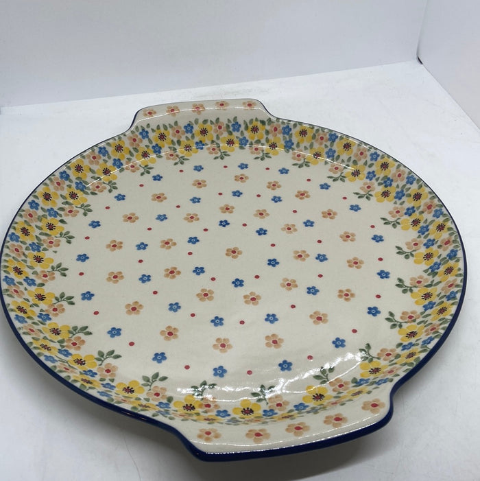Platter ~ Round w/ Handles ~ 11.75 inch ~2225X - T3!