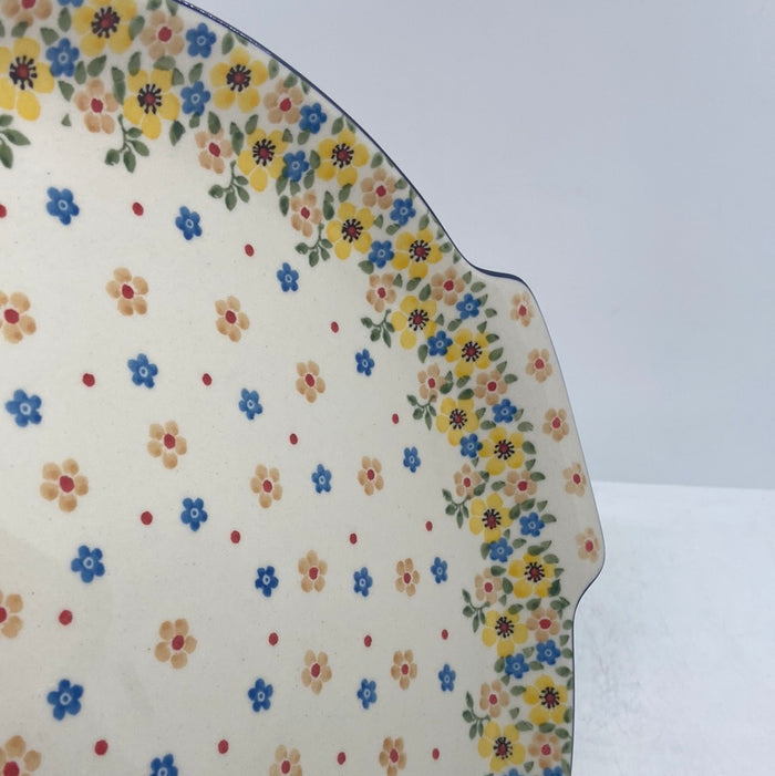 Platter ~ Round w/ Handles ~ 11.75 inch ~2225X - T3!