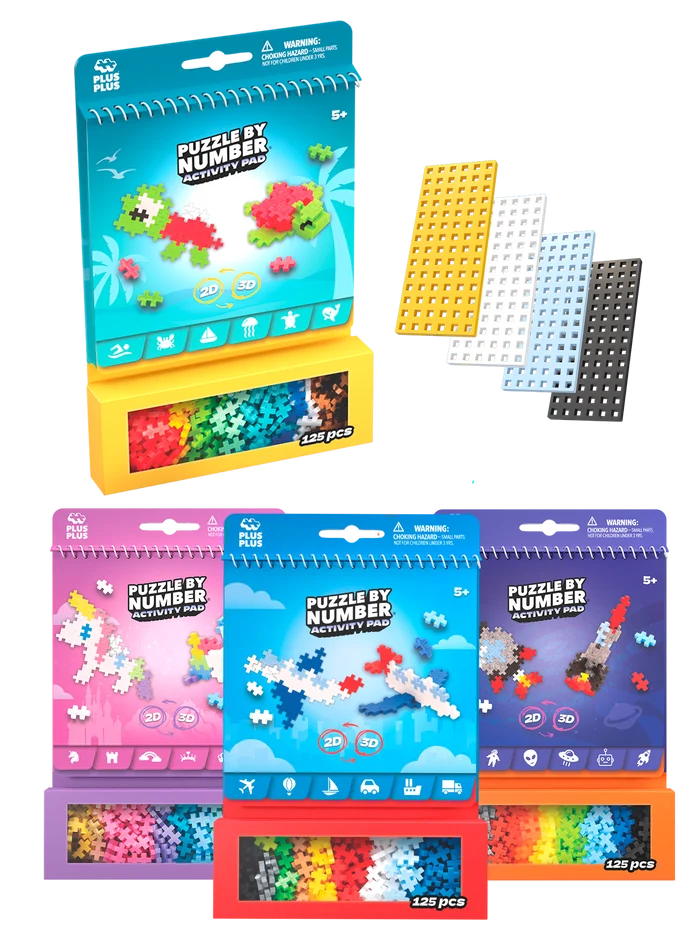 Plus-Plus Activity Pad Bundle Pack