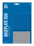 Plus-Plus Baseplates - Blue & Gray - 2 pcs