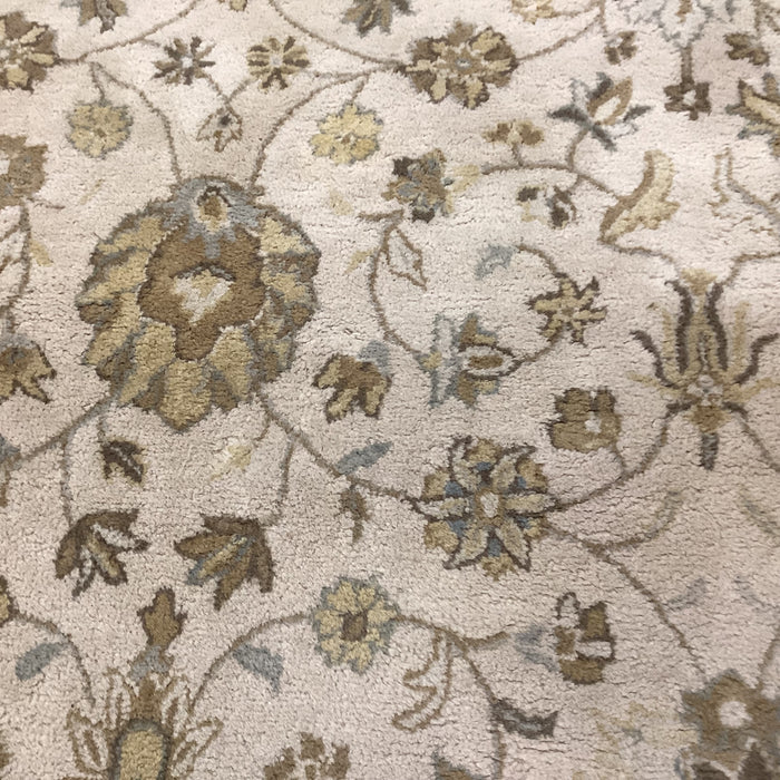 Pottery Barn Ashby Wheat Floral Wool Tufted Rug 8'x 10'