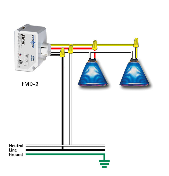 PulseWorx FMD2-4: Fixture Module - Dimming, 2 Channels, 400W Max