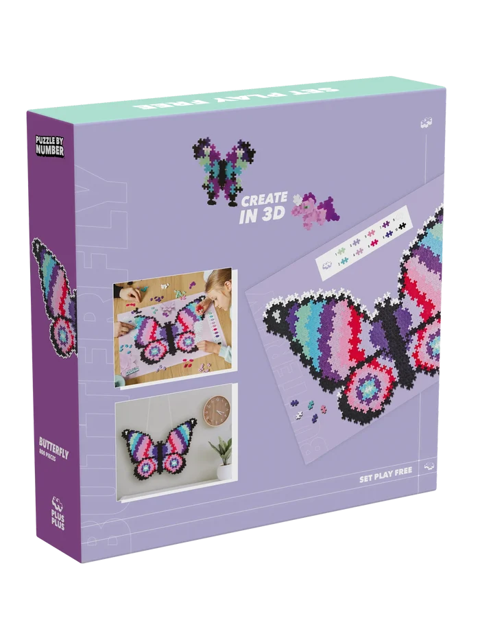 Puzzle By Number - Butterfly