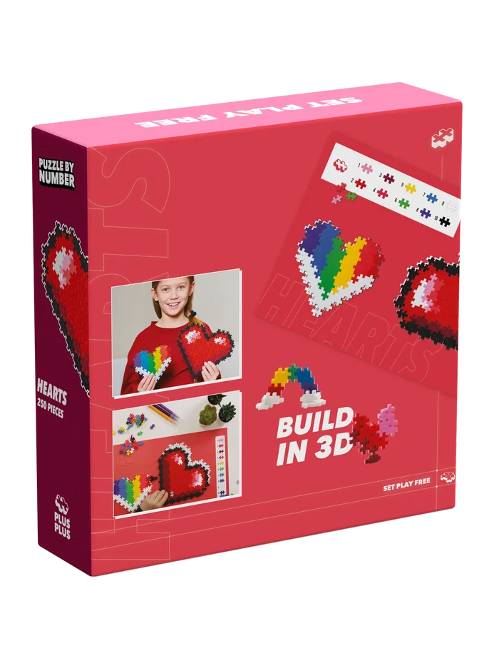 Puzzle By Number - Hearts