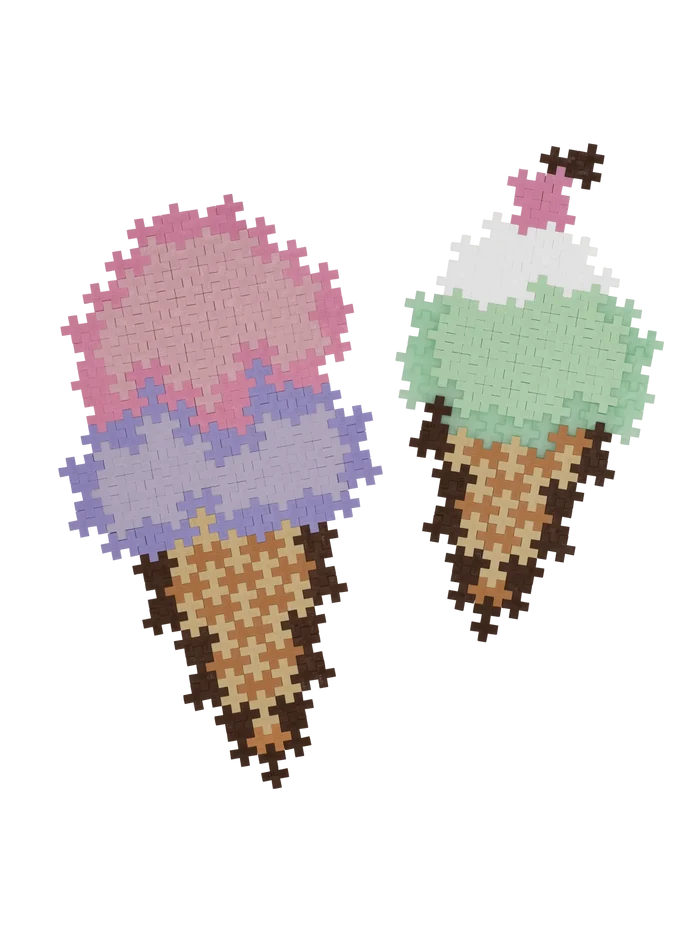 Puzzle By Number - Ice Cream Cones - 250 pcs