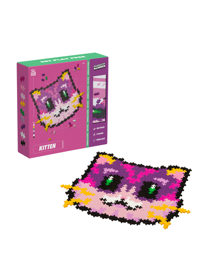 Puzzle By Number - Kitten