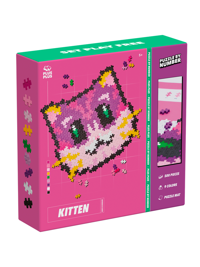 Puzzle By Number - Kitten
