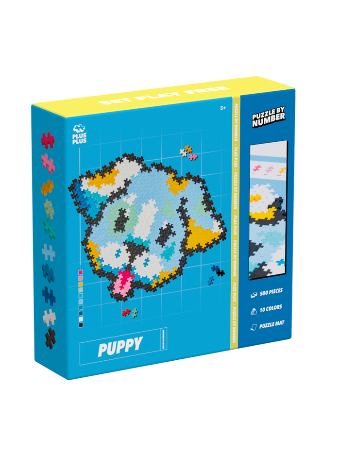 Puzzle By Number - Puppy