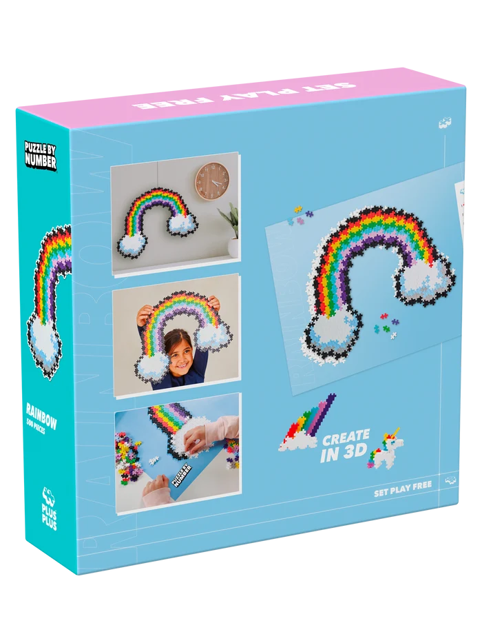 Puzzle By Number - Rainbow