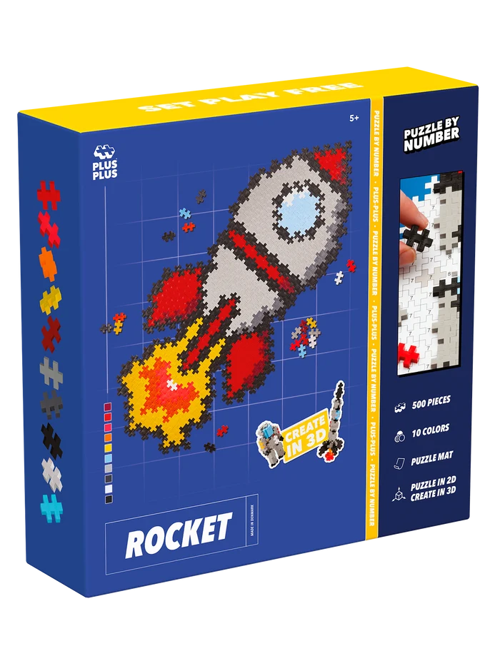 Puzzle By Number - Rocket