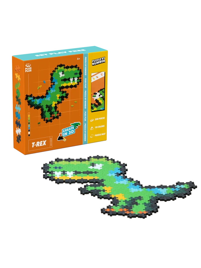 Puzzle By Number - T-Rex