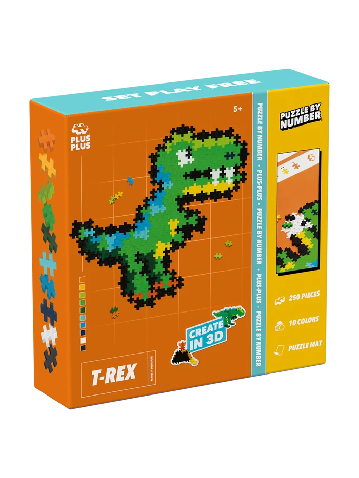 Puzzle By Number - T-Rex