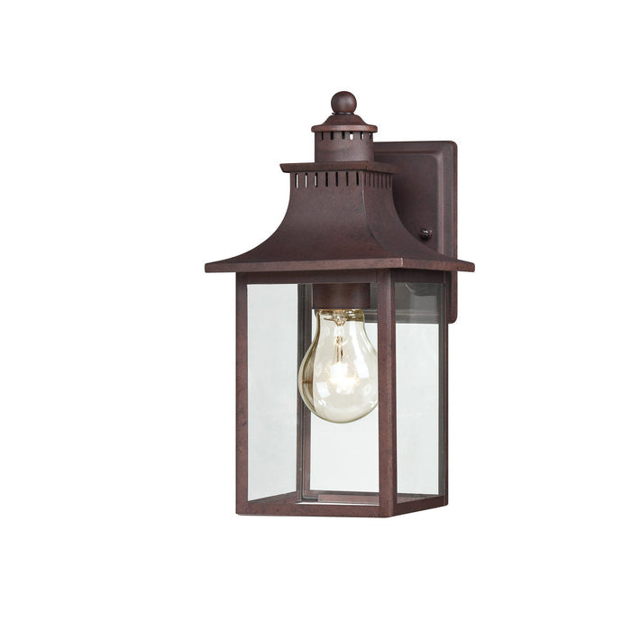 Quoizel CCR8406CU Chancellor Outdoor Wall Lantern | Copper Bronze